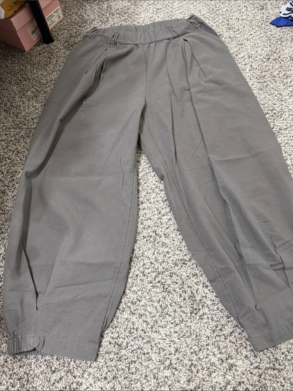 Free People Baggy Pull On Pants Small Grey